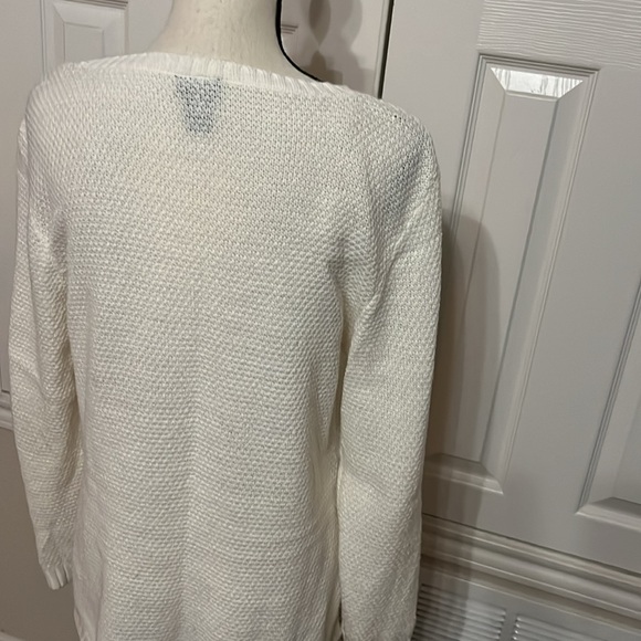 Rue21 ivory textured lightweight sweater Size M - Picture 9 of 17